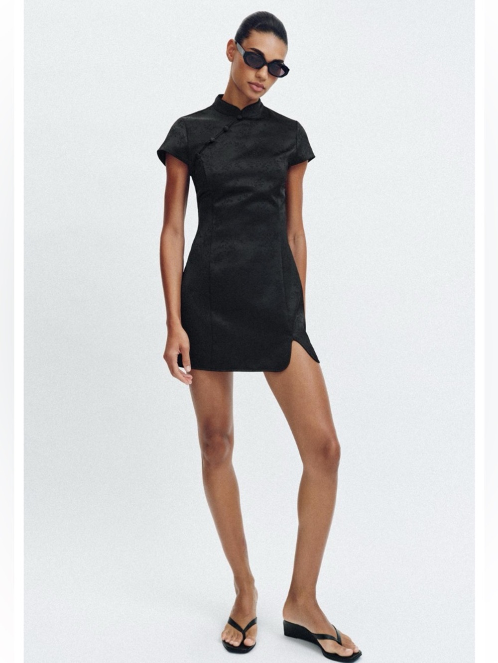ZARA NWT Short Jacquard Dress